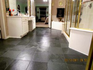 Slate Floor After